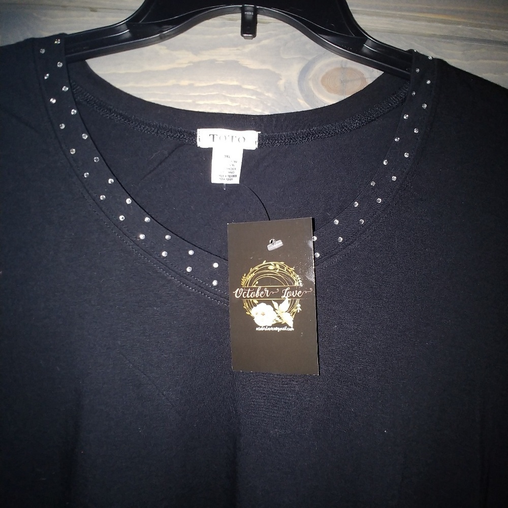 Short Sleeve Dress Top - Picture 2 of 2